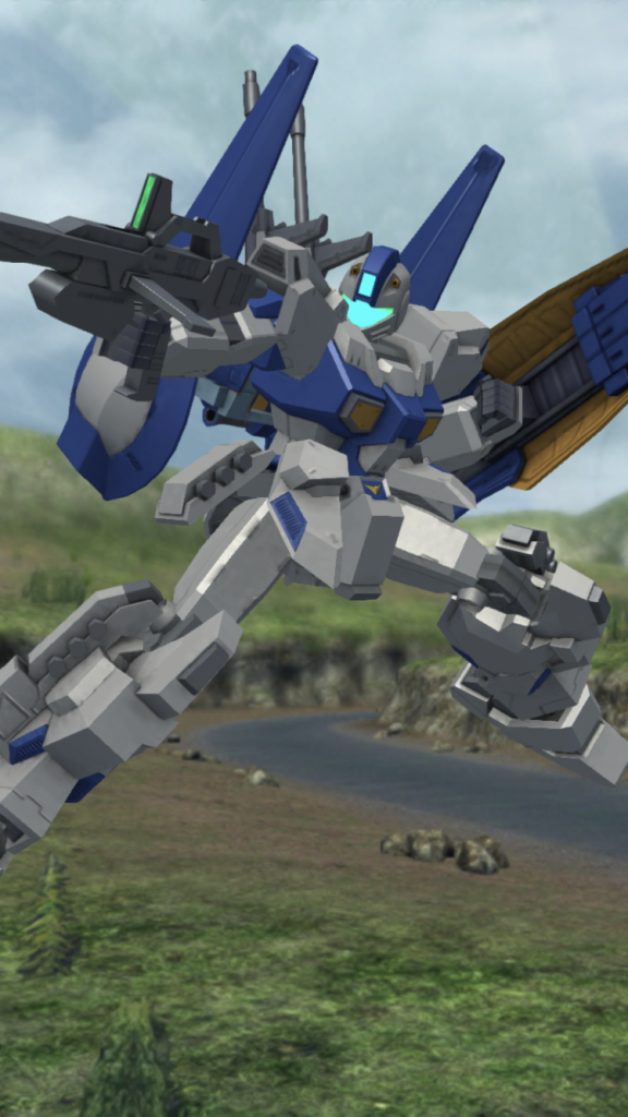 ゲーム中ではこんな感じです。
青色成分多めに配色しましたが…これは趣味です！笑