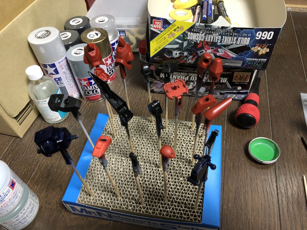 武装の時点でオリジナルになってしまったのでカラーも自分仕様で塗装してます🤣