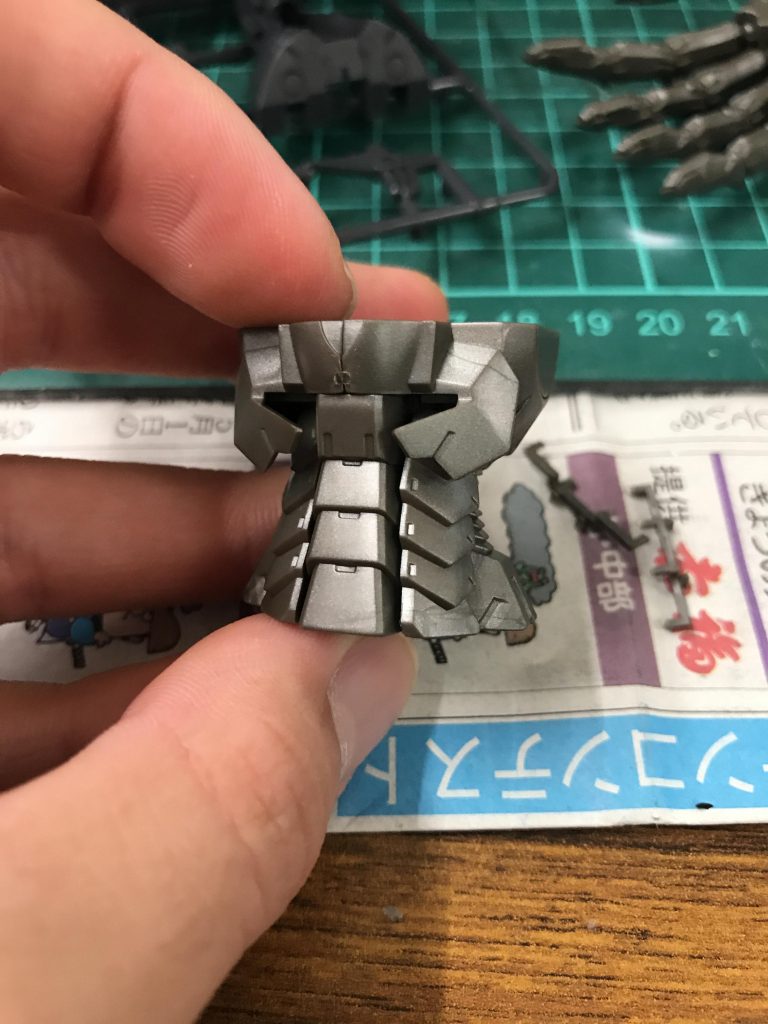 全ての元凶ですね。キュベレイダムドを見たその時から「ガンプラのパーツのみを使ってモーターヘッドを作る」ことを心に決めていました。