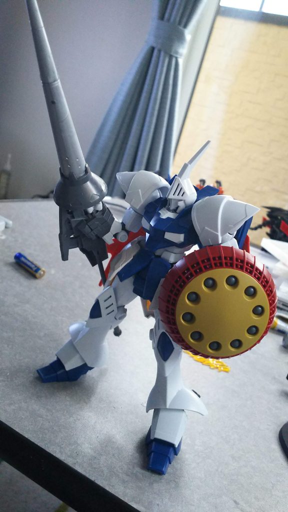 ギャンスロットとキマリスヴィダールの配色が似てるので、塗装前でもいい感じ。