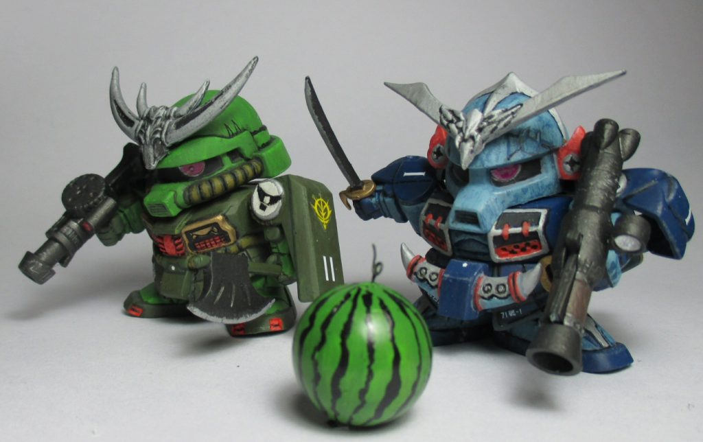 ＢＢ戦士　ザク三兄弟–2枚目/制作者：ゴッグダス