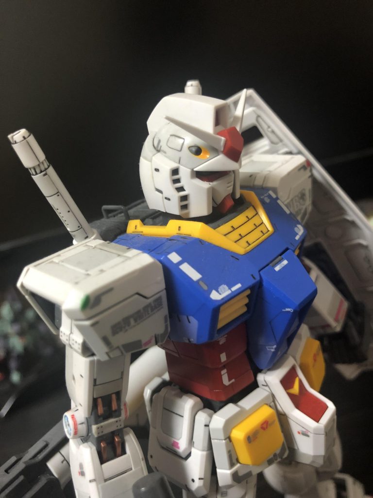 バルカンはアニメ設定にして砲身をグレー、砲口をイエローに