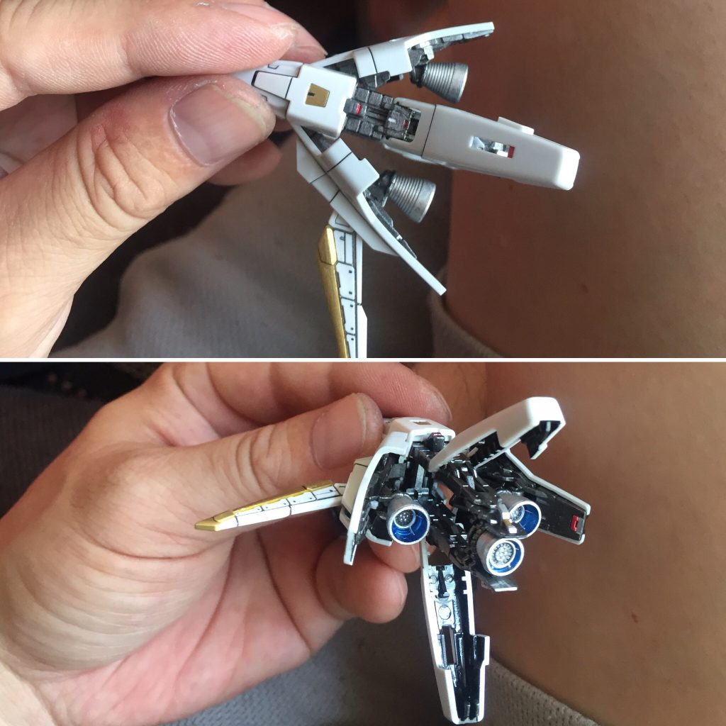 バーニア内部は、悩んで、赤ではなく青にしました^_^