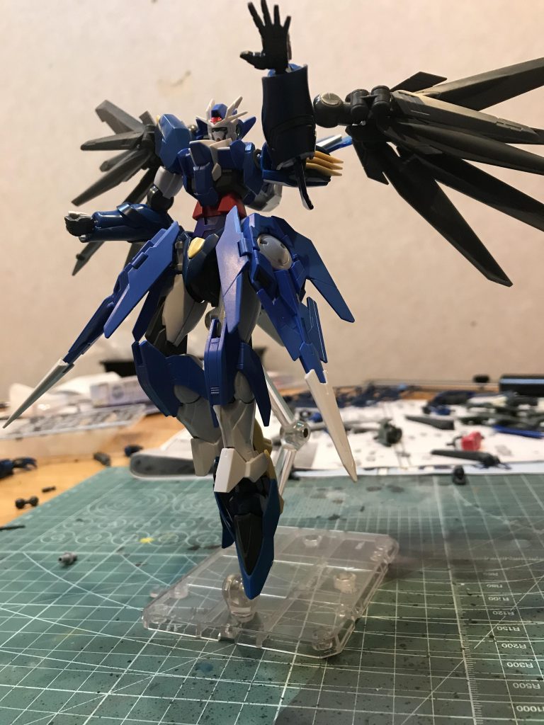 腰にボリュームを......フリーダムを目指して......