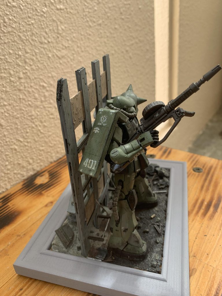 ザクⅡ 市街地戦–5枚目/制作者：さね