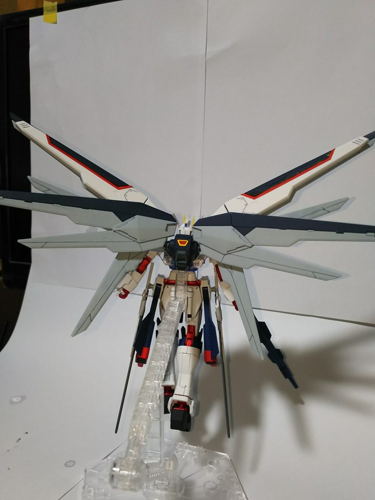 後ろから見ると完全にフリーダムですね。