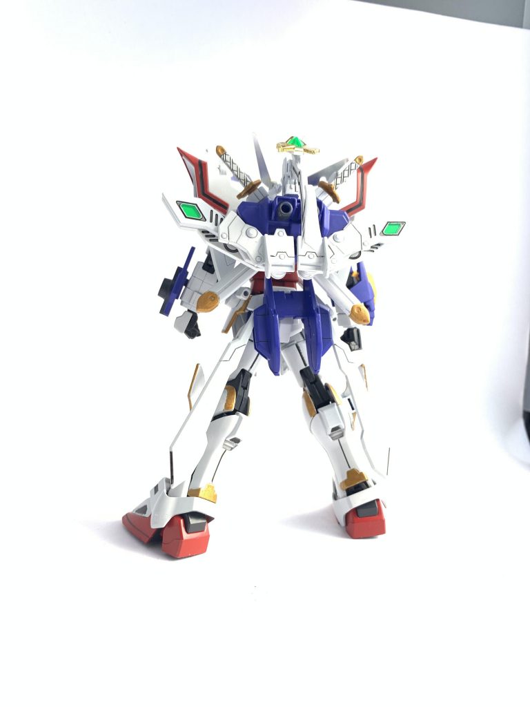使用キットはゴッドガンダム、號斗丸、烈光頑駄無、ライジングガンダムの原作使用キットに加えてシャイニング、カミキバーニング、V2ガンダムを使用しています。