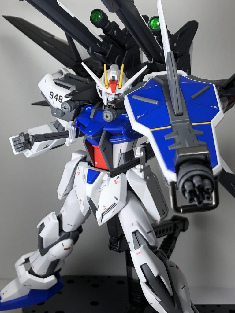 ガトリングは真ん中を取っ払ってショートバレルにしました。