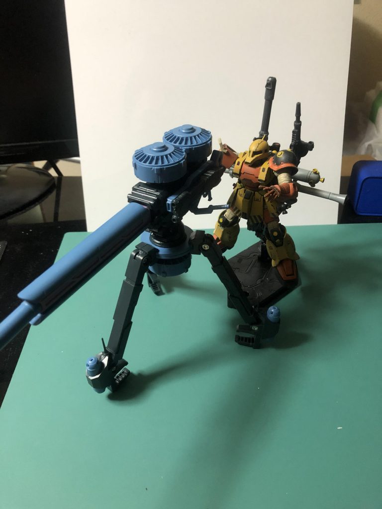 ビッグガンは制作仮組みのみ