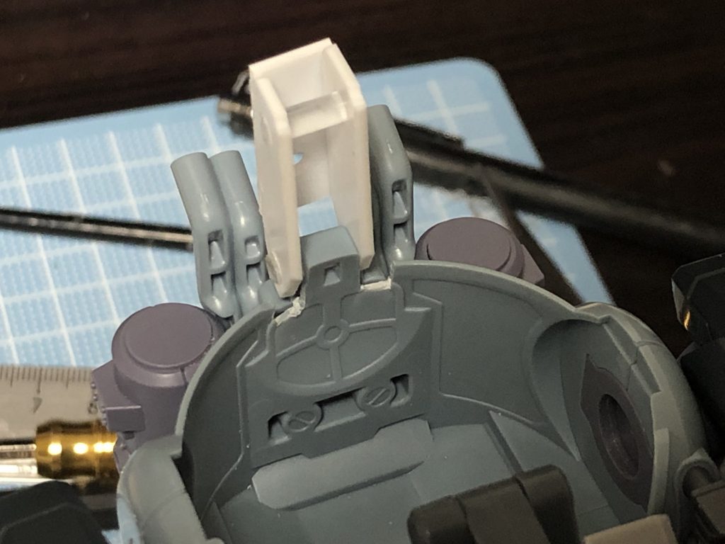 FAとモビルハロはプラ板で補正して変形ギミックを支えてます( ´ ꒳ ` )ノ