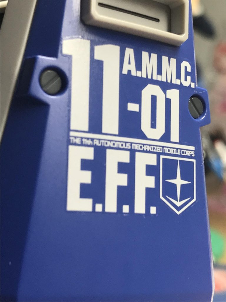 初挑戦の水転写デカールでしたがなかなか上手くいったと個人的には思います。後、想像していたより簡単に貼れました。