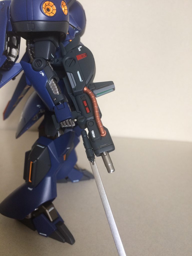 ライフルの塗り分けは自分的にかなりお気に入り^ ^
パイプはメタルカラーのカッパーを使いました。