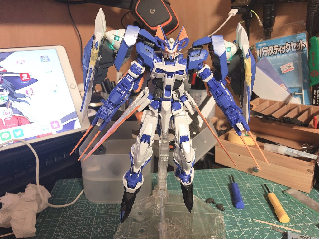 色合いが似てるせいか塗装前の段階で違和感がほぼ無かったです。