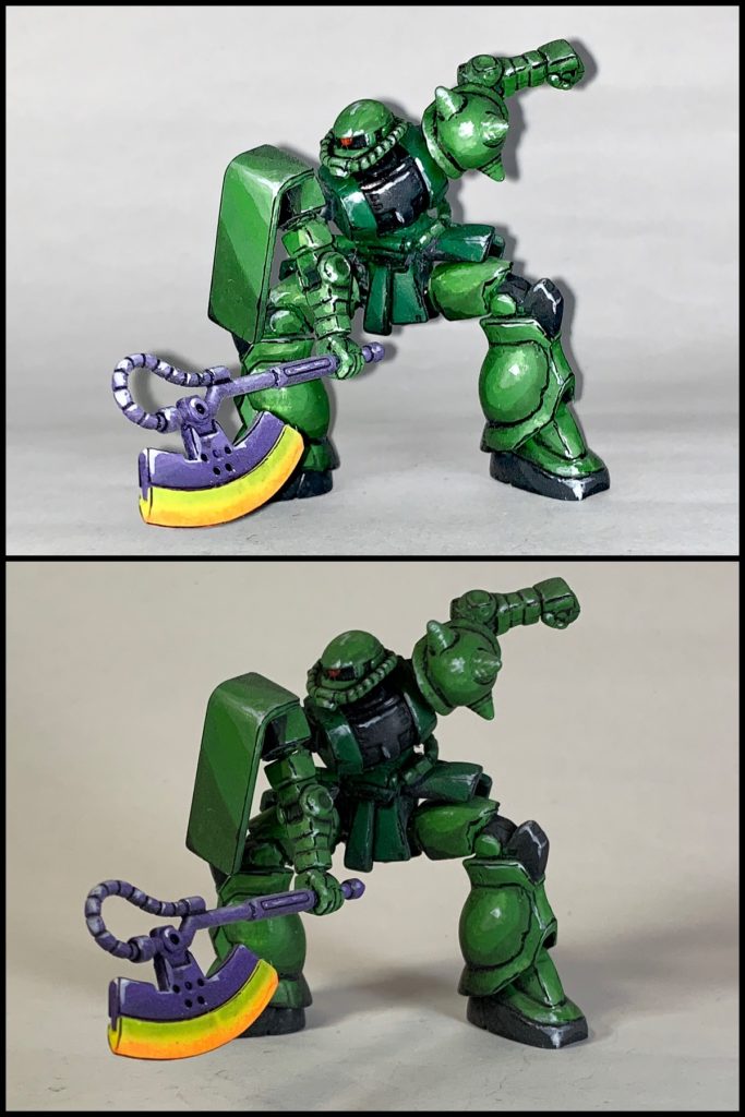 白背景でフラッシュ有り無し比較