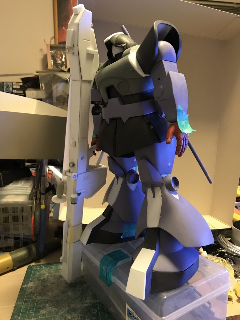 旧キット 1/60 シァア専用リックドム–6枚目/制作者:蒼き鷹
