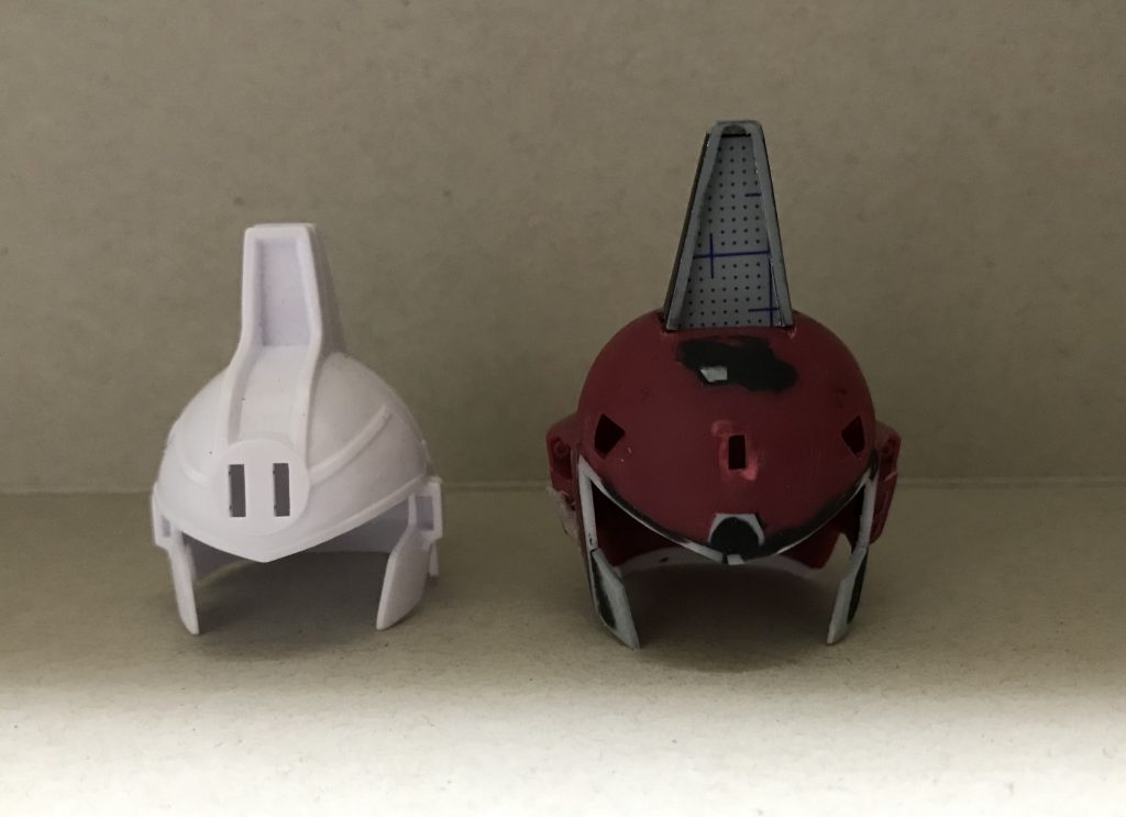 烈光の鎧を作ろうと思ったときに兜を曹操のものにしようと決めていたので
入手に時間がかかり制作がめちゃくちゃ遅れました
（あと構想も不十分だったのもあります・・・）
偶然ジャンクで見つけられてよかった