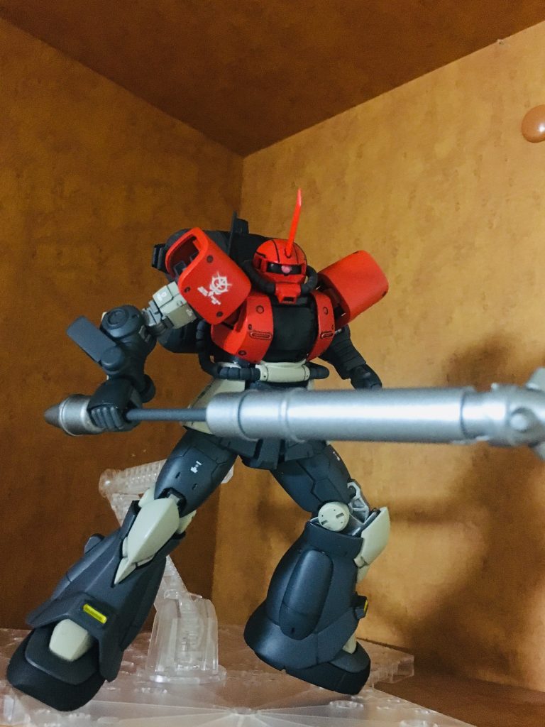 オリジナル兵装1_ヒート金剛棒です。
格闘戦ならリーチがあるほうがいいと思ったのでこれです。