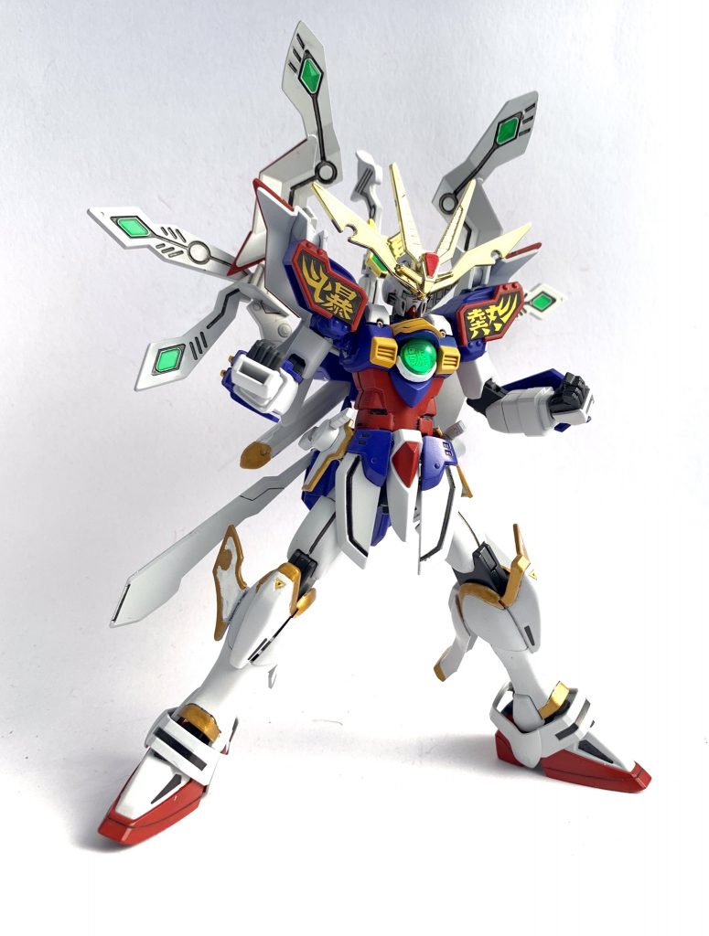 そしてここからがハイパーモード爆熱の陣！まぁ、ぶっちゃけこれやんないと闘破の羽織が干渉してまともに腕周り可動しないですよね、羽織カッコいいけど