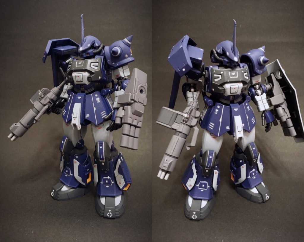 *外装式75mm5連装フィンガーバルカン*をオプション兵装として装備可能。その上にシールド装備ももちろん可能です。