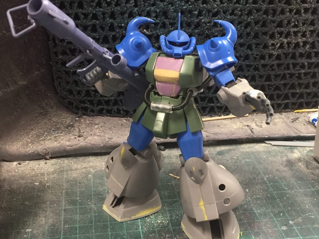 更に泣けるのはこのジャイアントバズ…
これの為にジョニー・ライデン専用高機動型ザクⅡを買ったところ、ジャンク品の整理で過去のドムがこれを所持していたことによりそちらを採用する始末( ˙꒳​˙  )目もあてらんねぇ…