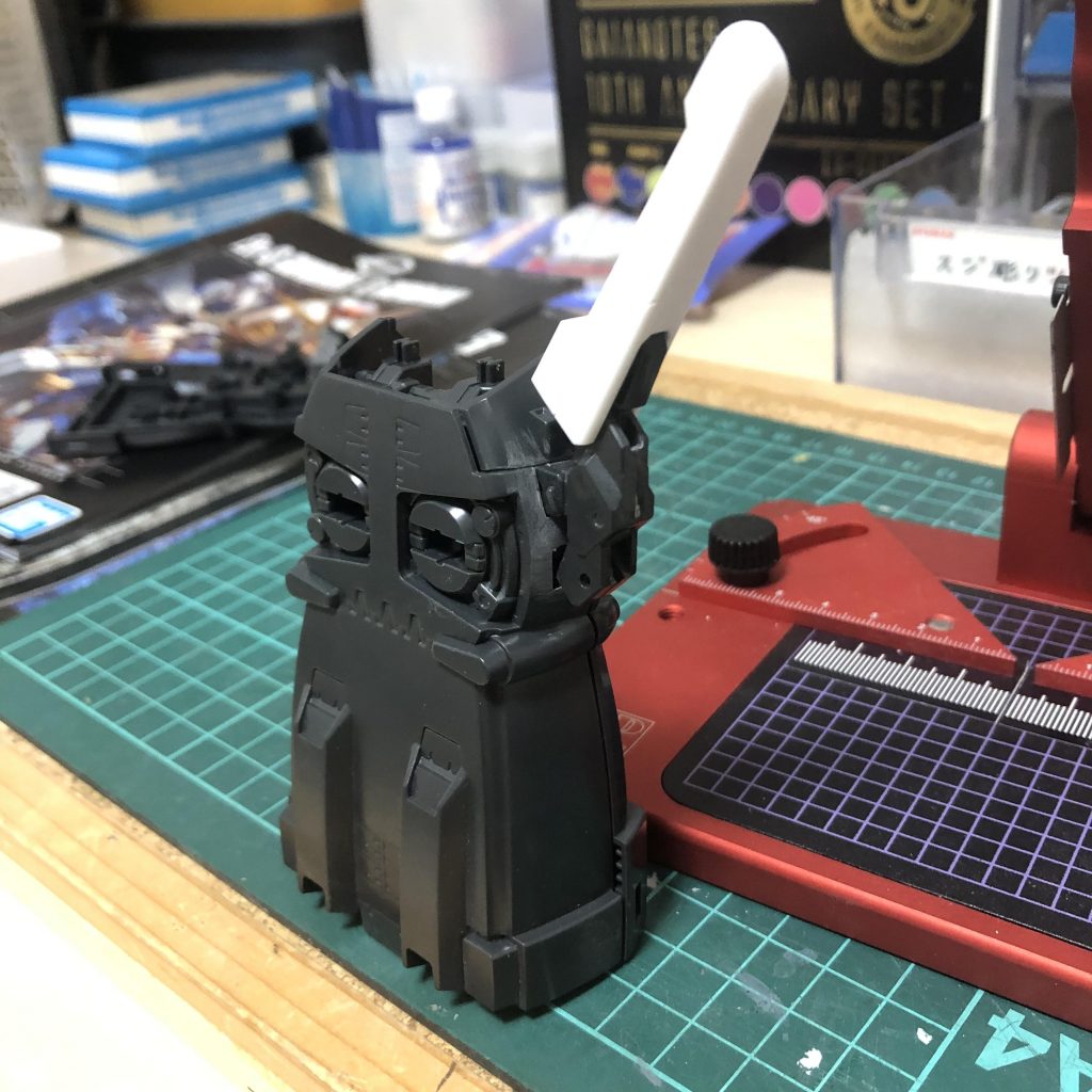 膝アーマーの移植