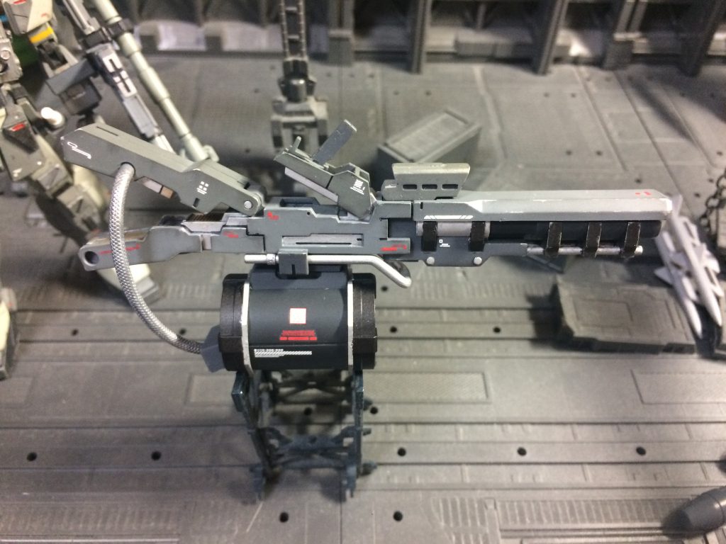 試製メガビームランチャーはコトブキヤ製のパーツを使ってます。