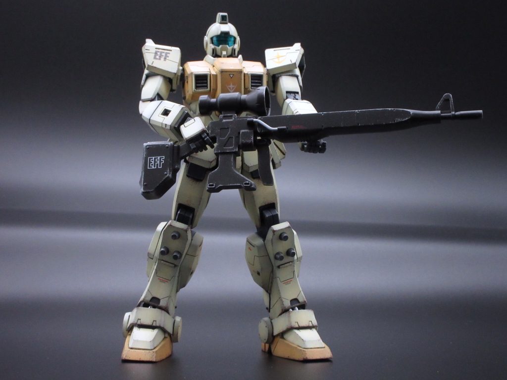 陸戦型ジム ウェザリング–5枚目/制作者：@fujii753