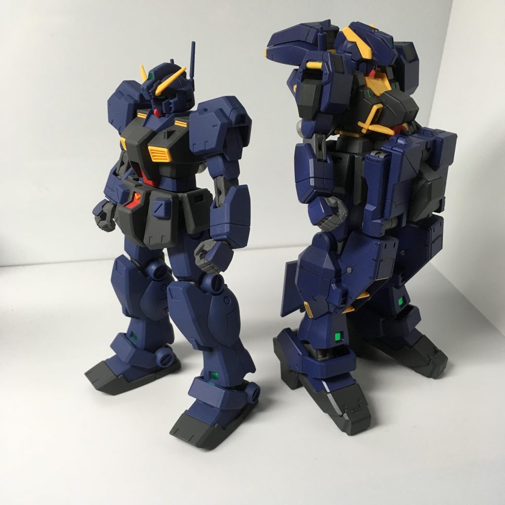 以前作ったヘイズル予備機と。
※追記
次世代試作機と紹介していましたがそうではなくヘイズル予備機でした。アースノイドの皆様大変失礼致しましたm(_ _)m