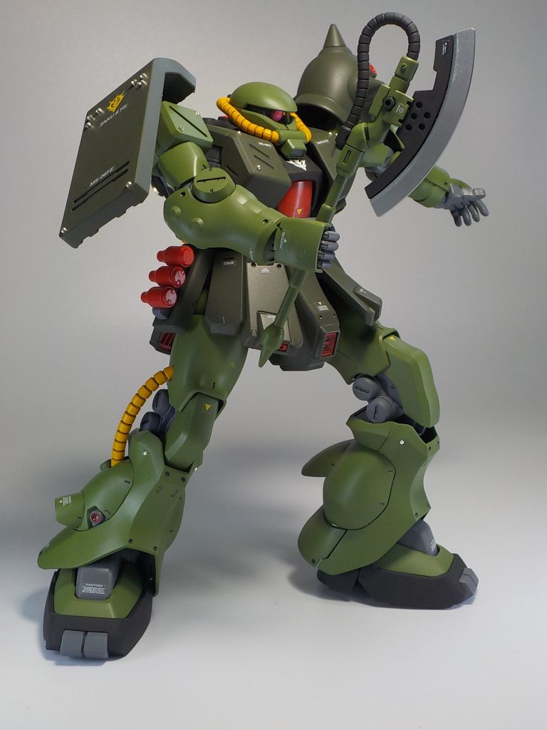 ヒートホークの刃に部分が2つあるので赤熱状態と塗り分けできる