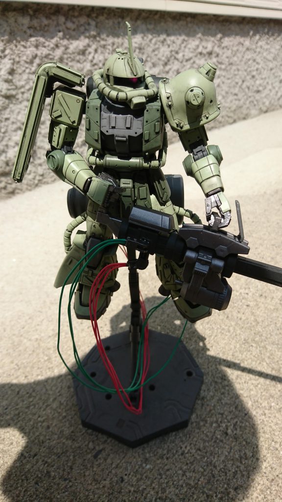 ビームランチャーはジャイアントガトリング本体から作りました。