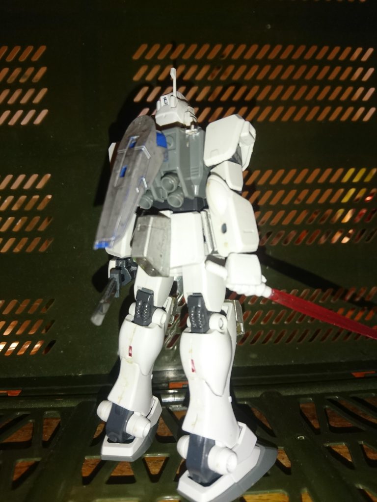 背面
増設スラスターで重量増分の機動力を確保したりしております(*´∀`)♪