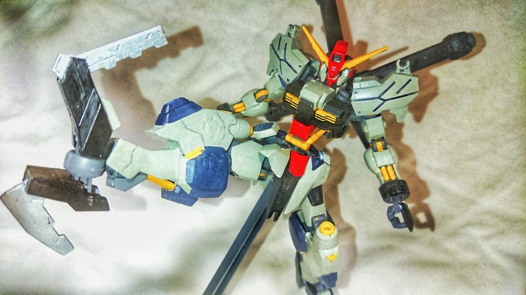 スラッシュエッジ
そのままヴィダールからもらいました、刃先をシルバーで塗って、ヴィダールのものより切断能力がある風にしています。