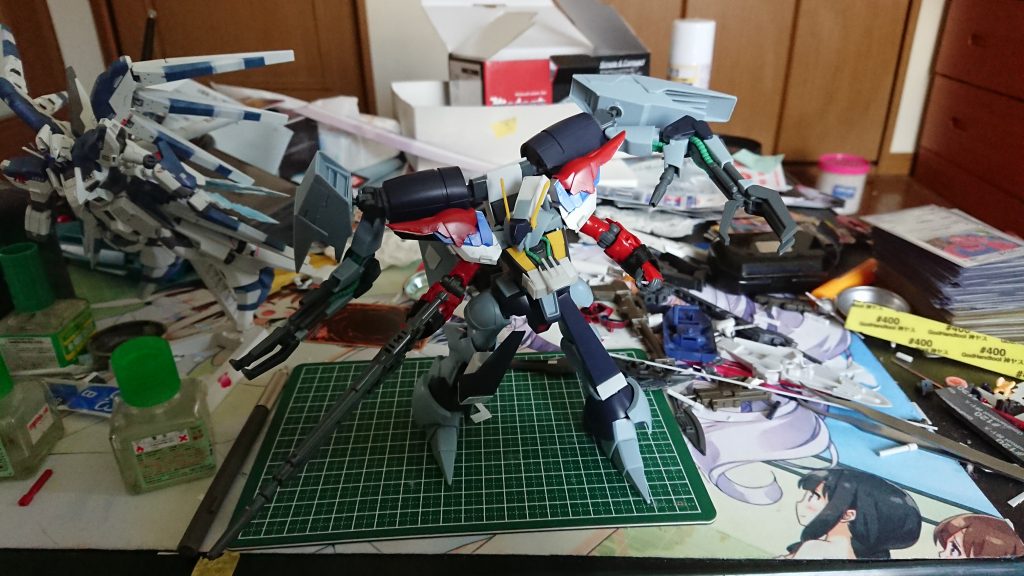 サブアームを付けると敵の中ボス感が出てきます。
もうハチャメチャでした。