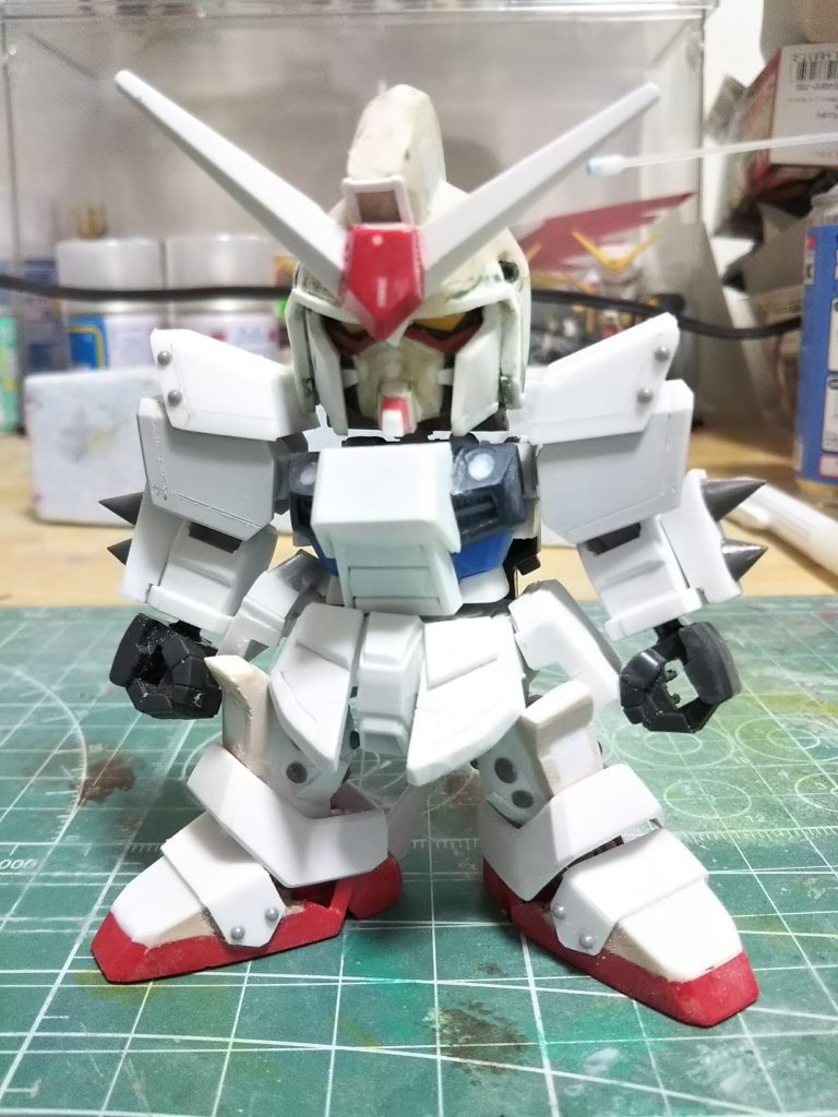 製作途中です。
だいぶ白いです。