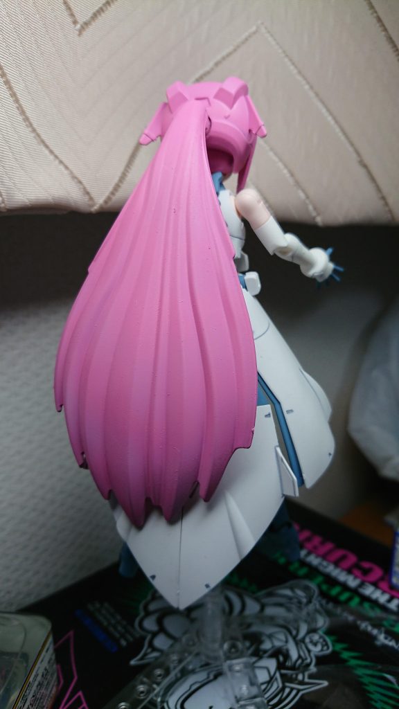 後ろから。
ディナイアルのクリアパーツには無限の可能性を感じました。
これはふみなとかにも応用がききそうです