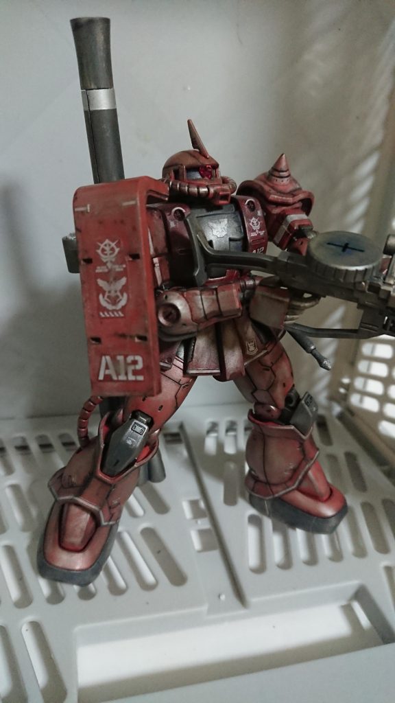 HG 1/144 ジ・オリジン シャア専用ザクII 赤い彗星Ver.–2枚目/制作者：ＨＨ