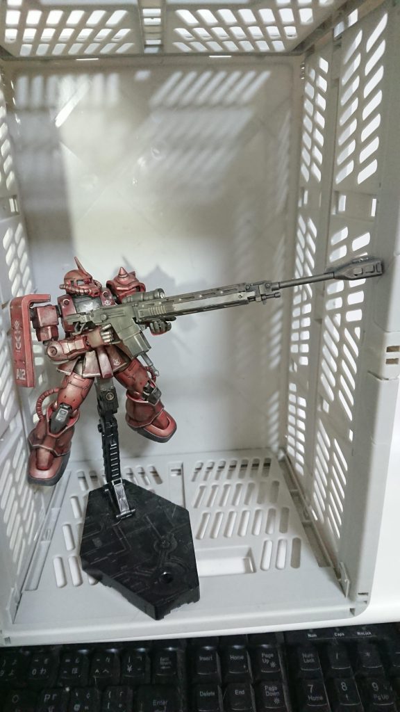 HG 1/144 ジ・オリジン シャア専用ザクII 赤い彗星Ver.–4枚目/制作者：ＨＨ