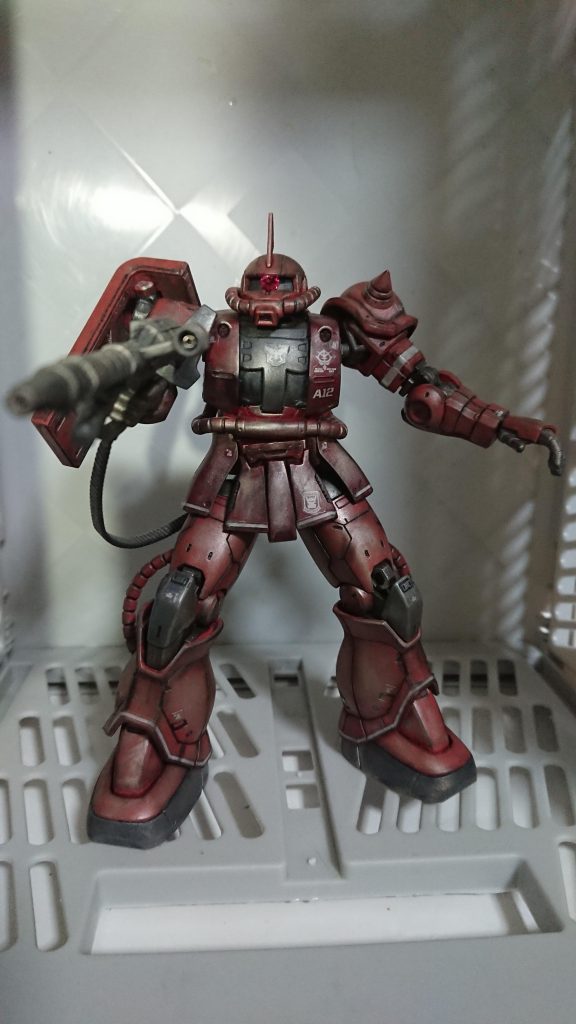 HG 1/144 ジ・オリジン シャア専用ザクII 赤い彗星Ver.–3枚目/制作者：ＨＨ