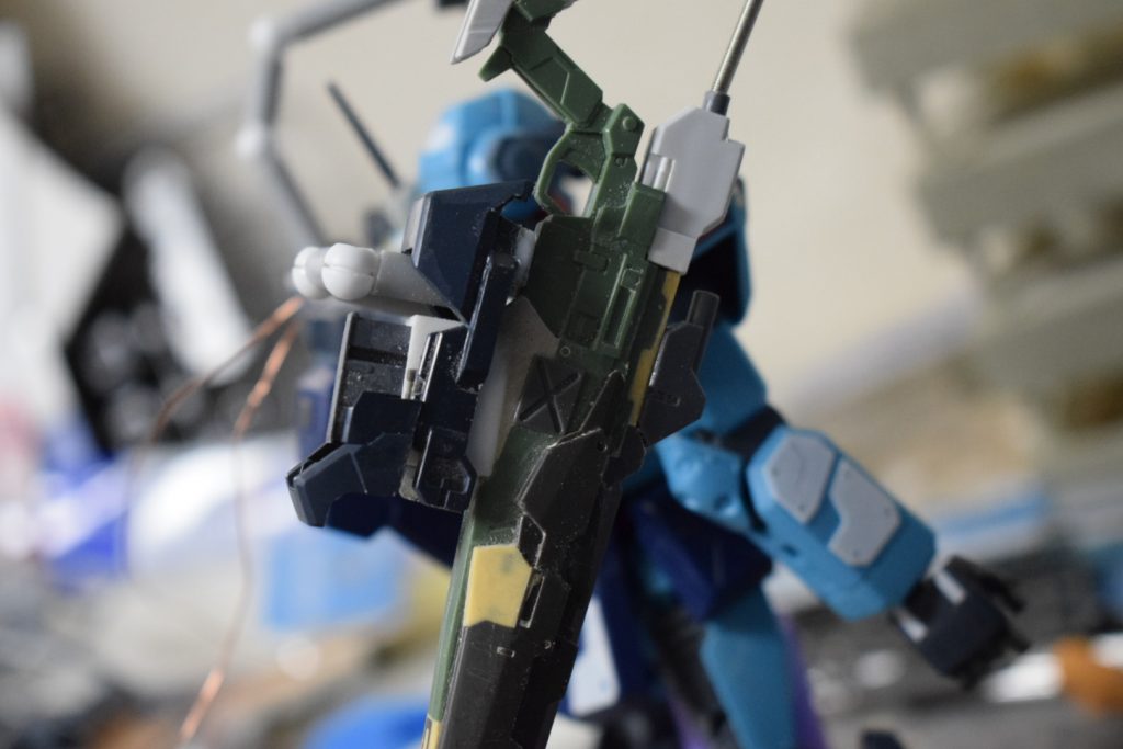 ライフルハンガーにライフルを搭載出来ます。今後も使うことは一度もないですけど…