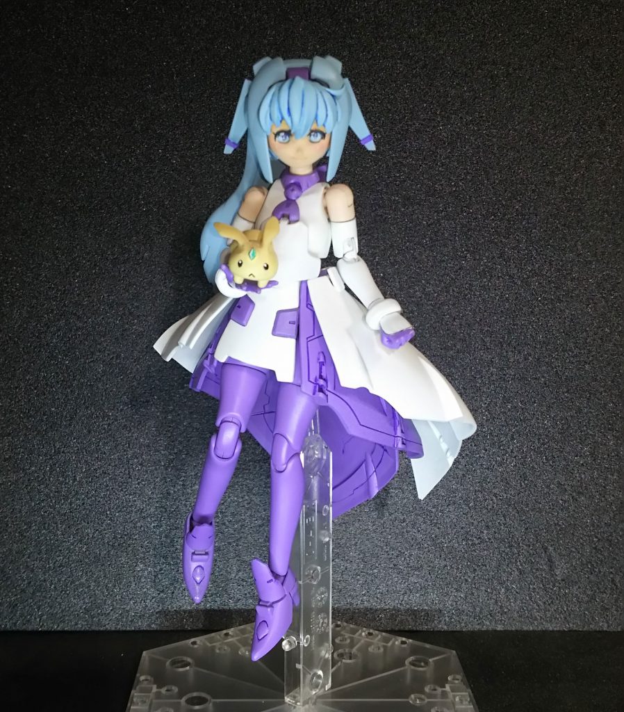 スカート分厚いなぁと思ったのですが展開ギミック好きだったので残す方向で開くと可愛い