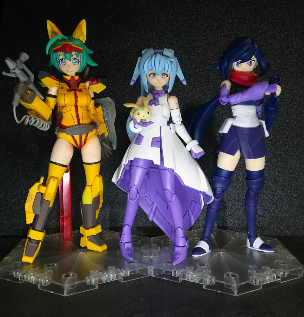 最後に以前作ったナミさんと、これから改修するアヤメさんと1枚