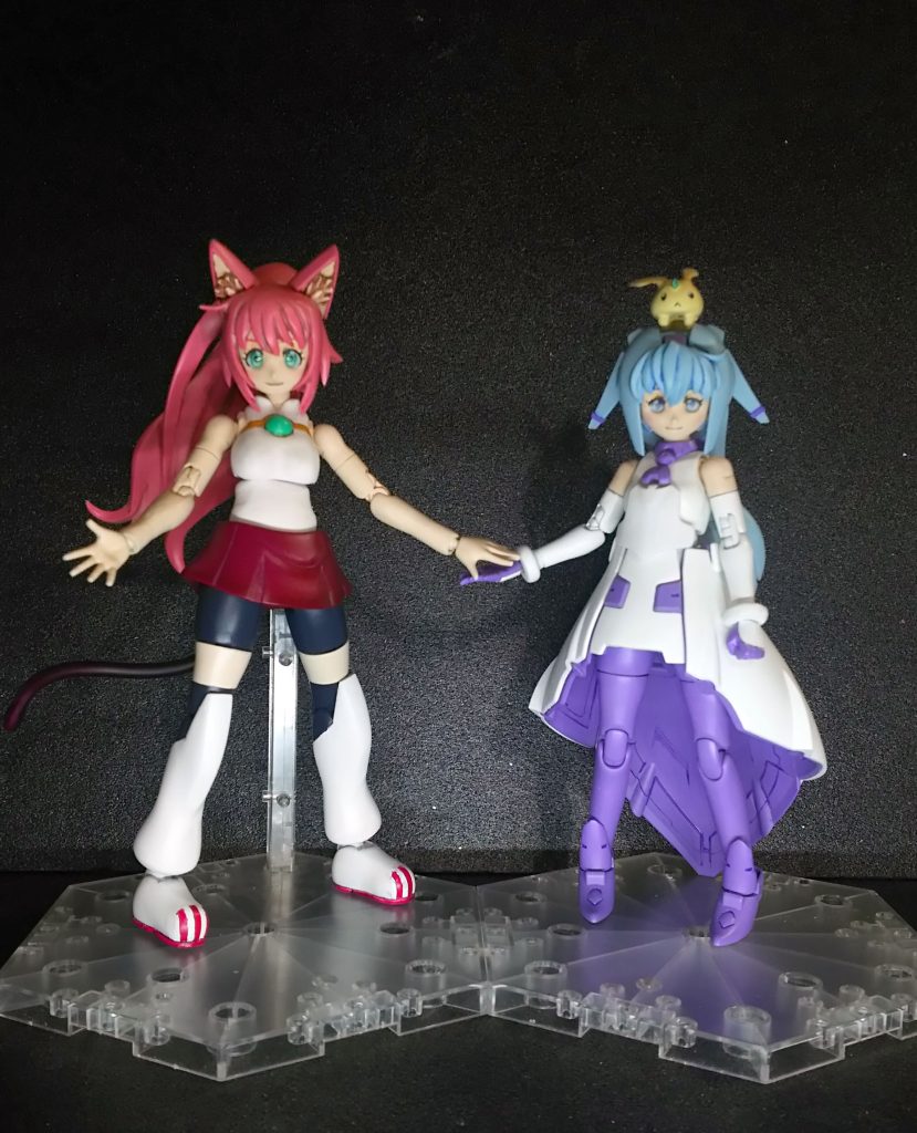 モモっちとサラちゃんは仲良し