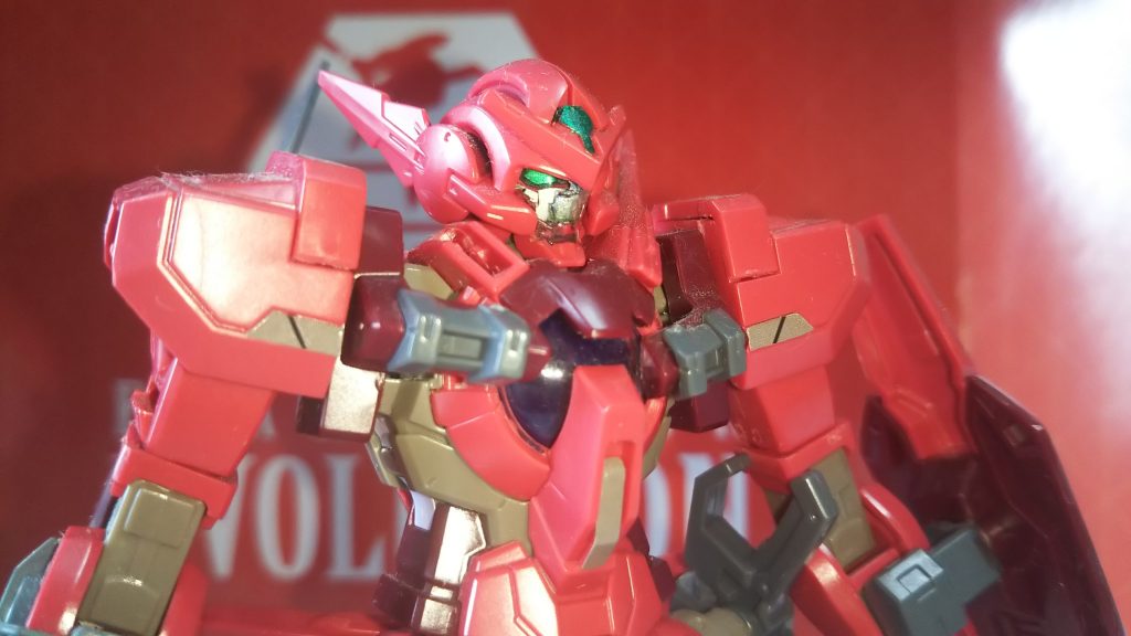 オマケ
00I 2巻の表紙の頭部
作り方↓
センサーマスクの右目(？)らへんをカット
↓
露出した部分に顔のシールを合わせて貼る
↓
完成(説明下手でスミマセン)