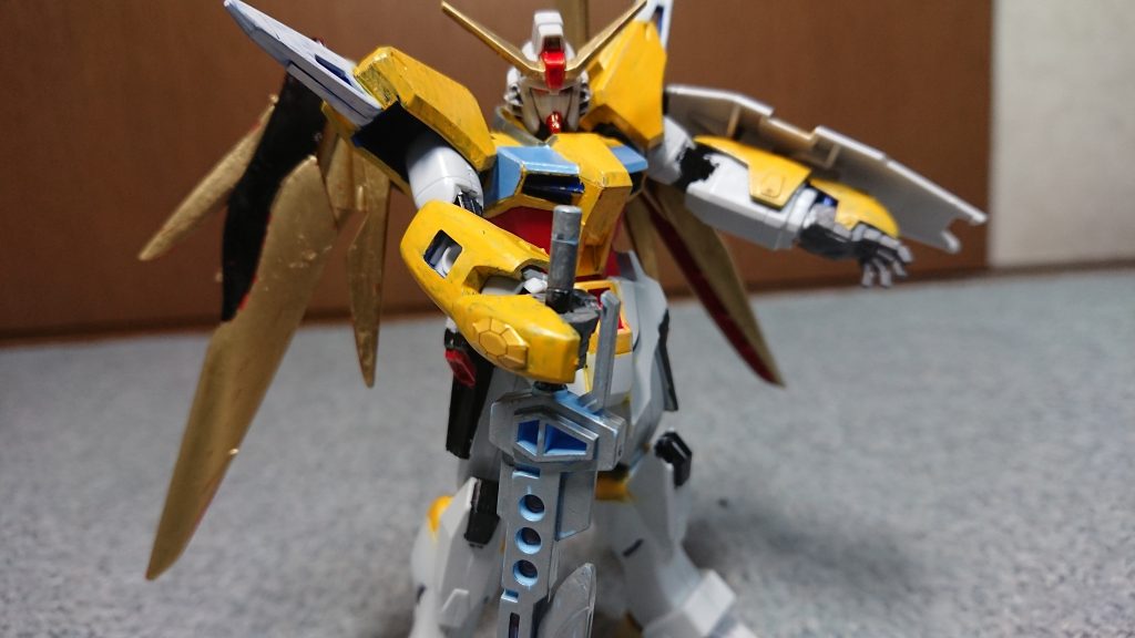 アロンダイトの柄はマイクを意識して塗った(つもり)なので歌えます