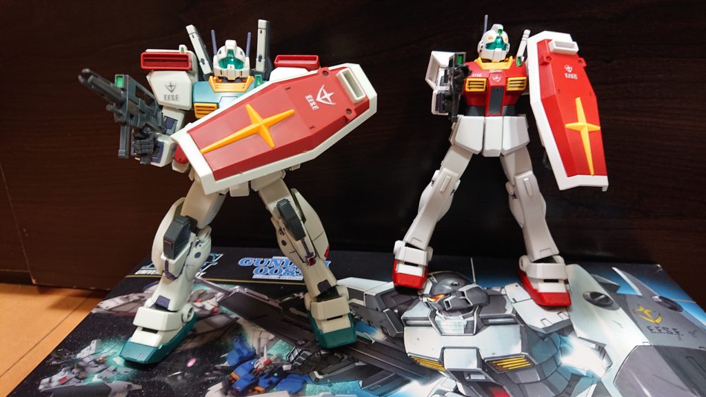 ↑ヒロサキ基地のジムIIと共に残党を迎撃するレンのジムIII
◆レン「く、数が多い!」
そこにはジムIIやジム改J型の残骸が多数、少しだけザクやドム、ガルスの残骸があった。