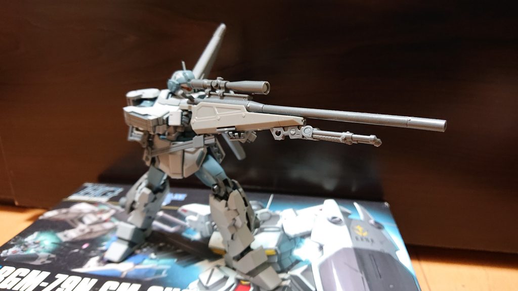 ↑狙撃するジェスタ初期型
その後、残党は増援として来た713部隊第2小隊に殲滅されました。