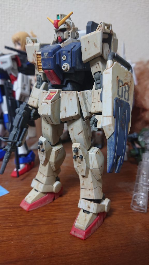 ウェザリングした状態