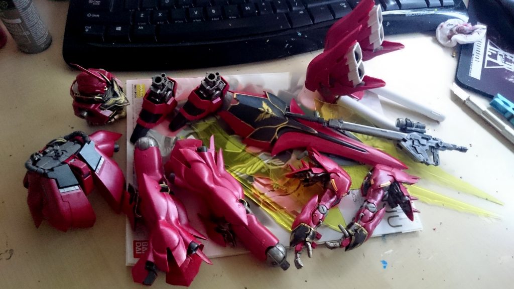 1/100 MG MSN-06S Sinanju Version Ka–4枚目/制作者:Akairyuchi