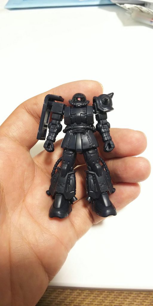 ガシャプラ　高機動型ザクⅡ–2枚目/制作者：フルアーマプドウ