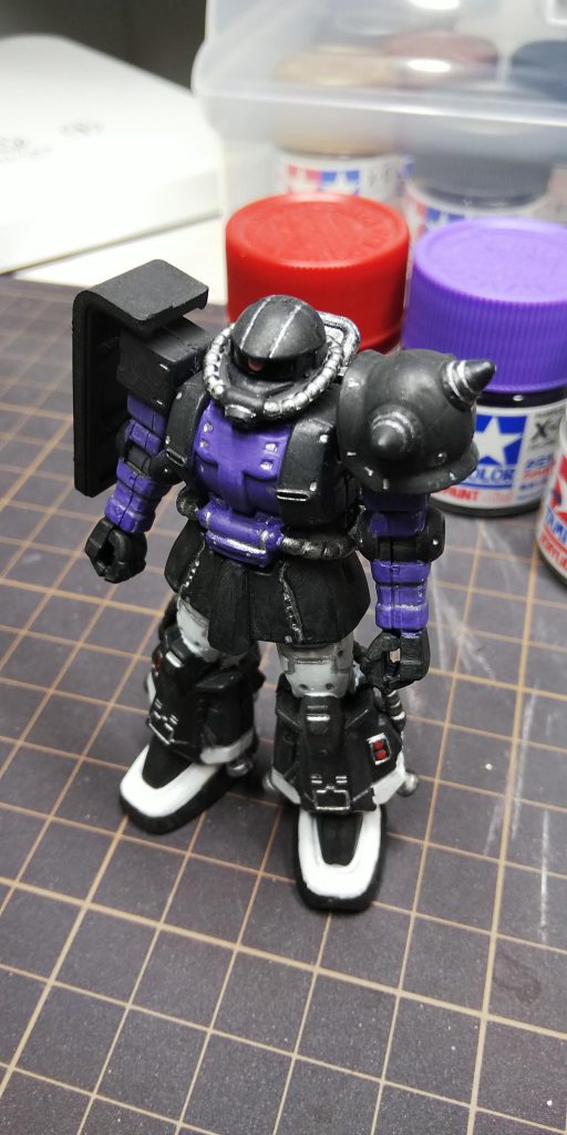 ガシャプラ　高機動型ザクⅡ–5枚目/制作者：フルアーマプドウ